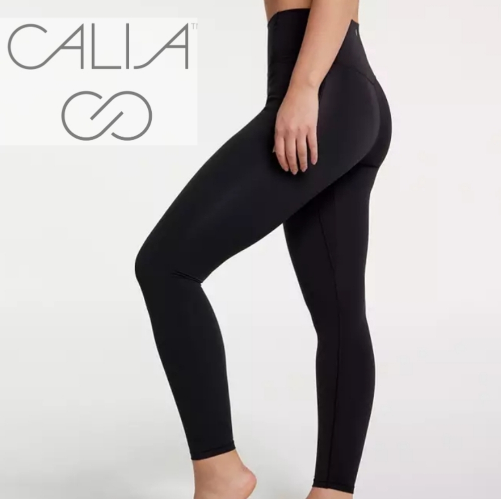 NEW CALIA Women's Inspire High Rise 7/8 Leggings - BLACK - S - Picture 3 of 5
